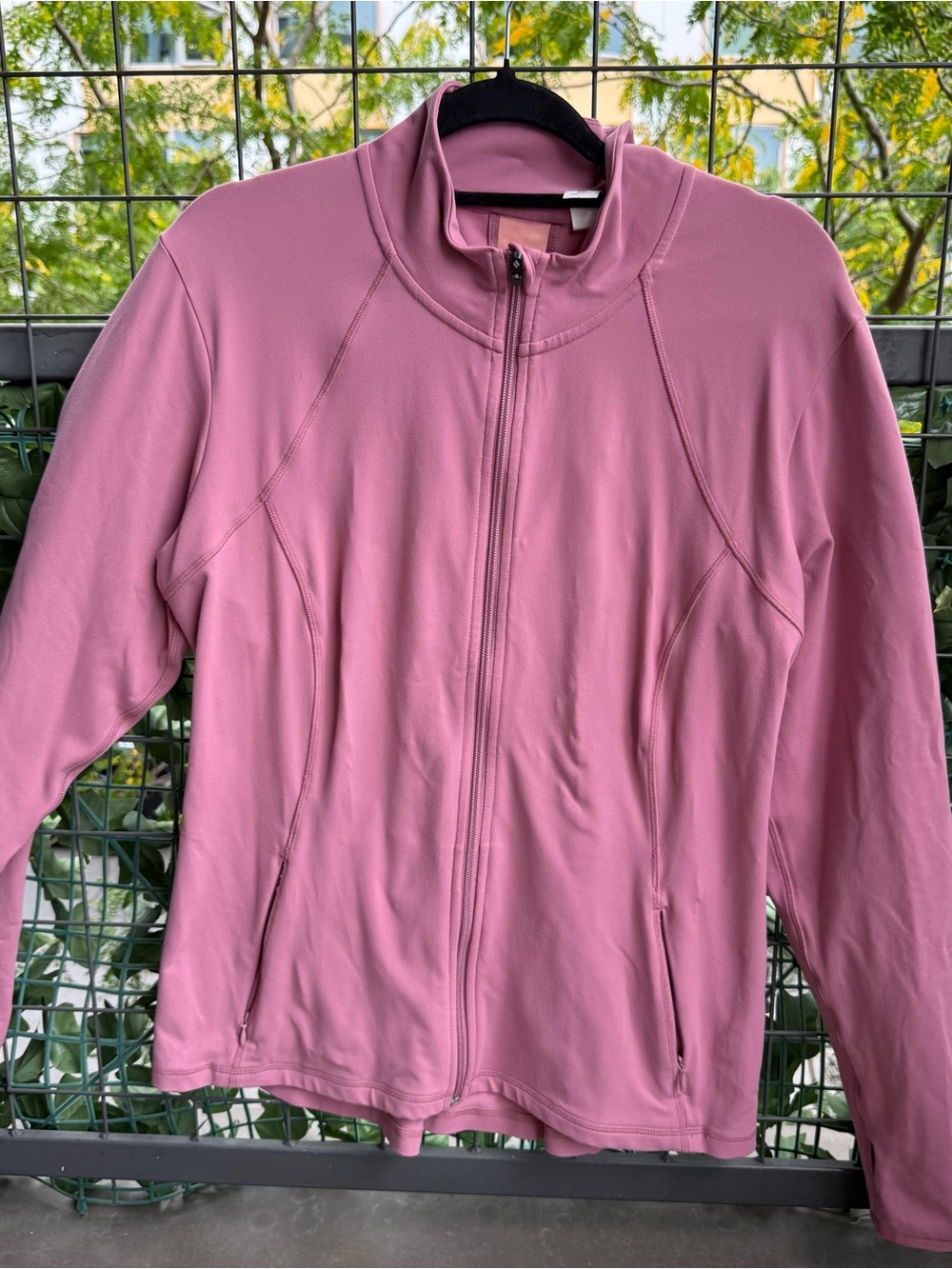 Skechers Rose Pink Full-Zip Utility Jacket in size 2x